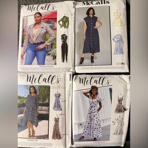 McCall’s Women's Jacket, Vest and Stylish Dresses Sewing Pattern Sizes 16-26